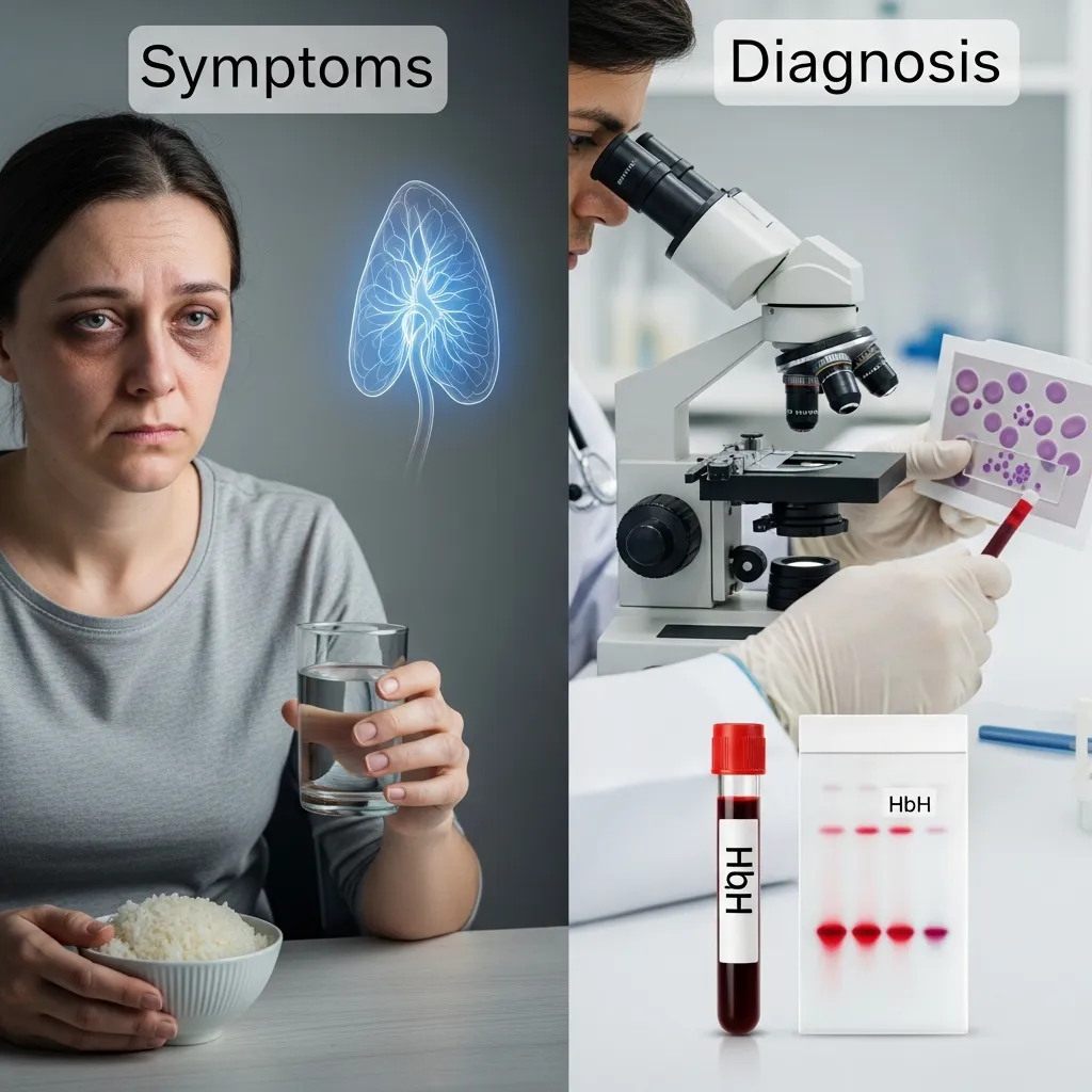 HbH disease symptoms and diagnosis
