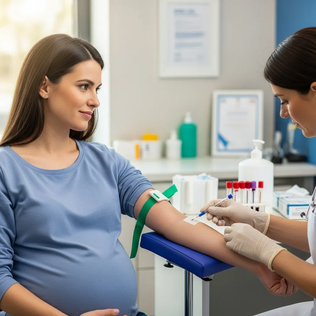 Thalassemia blood test during pregnancy screening